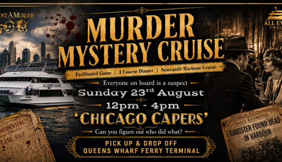 Murder Mystery Cruise 3 Course Dinner Newcastle Harbour
