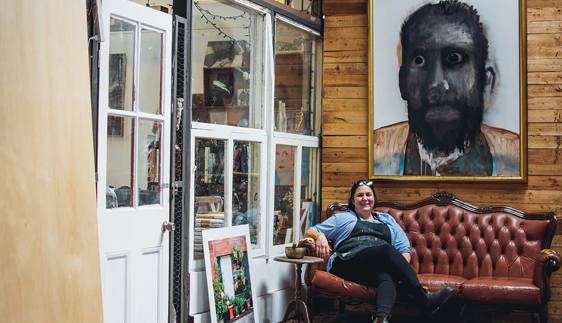artist sally bourke studio georgetown newcastle nsw