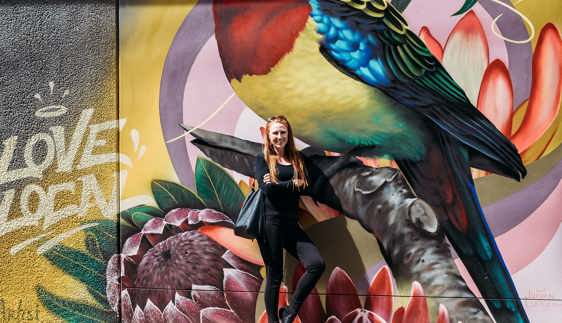 the wall station jacinta fintan mural artwork newcastle 