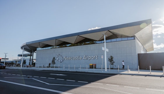 newcastle airport arrivals hall open williamtown port stephens nsw