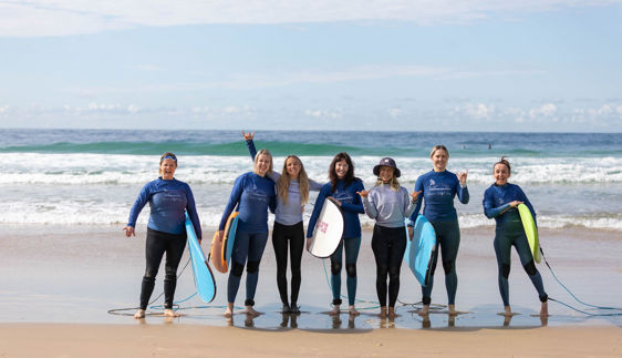 women soulful surf caves beach lake macquarie nsw