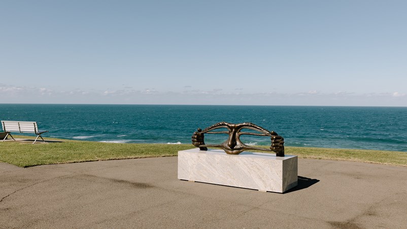 sculptures at scratchley fort scratchley newcastle east nsw