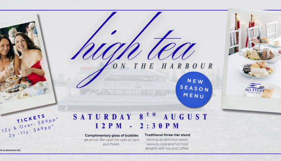 High Tea On The Harbour New Season New Menu Newcastle Harbour Cruise