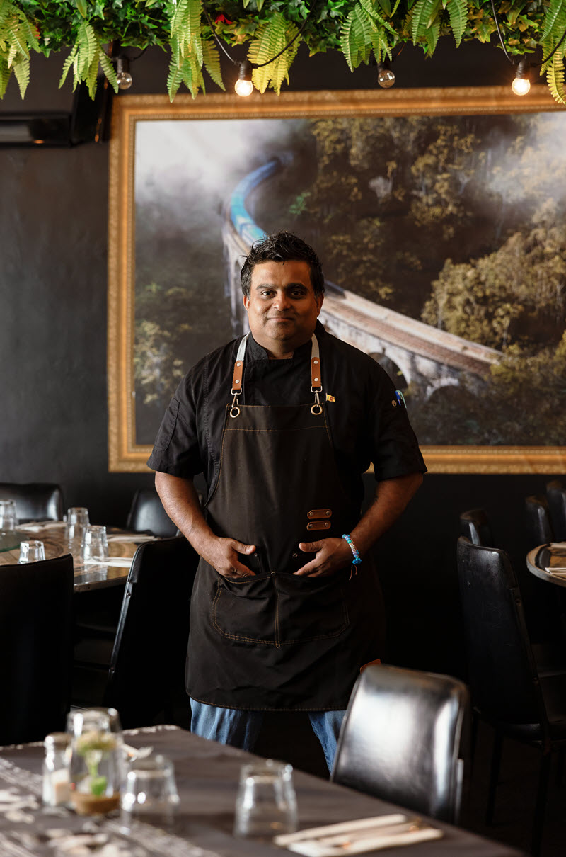 Owner and Chef Daniel Wijekoon