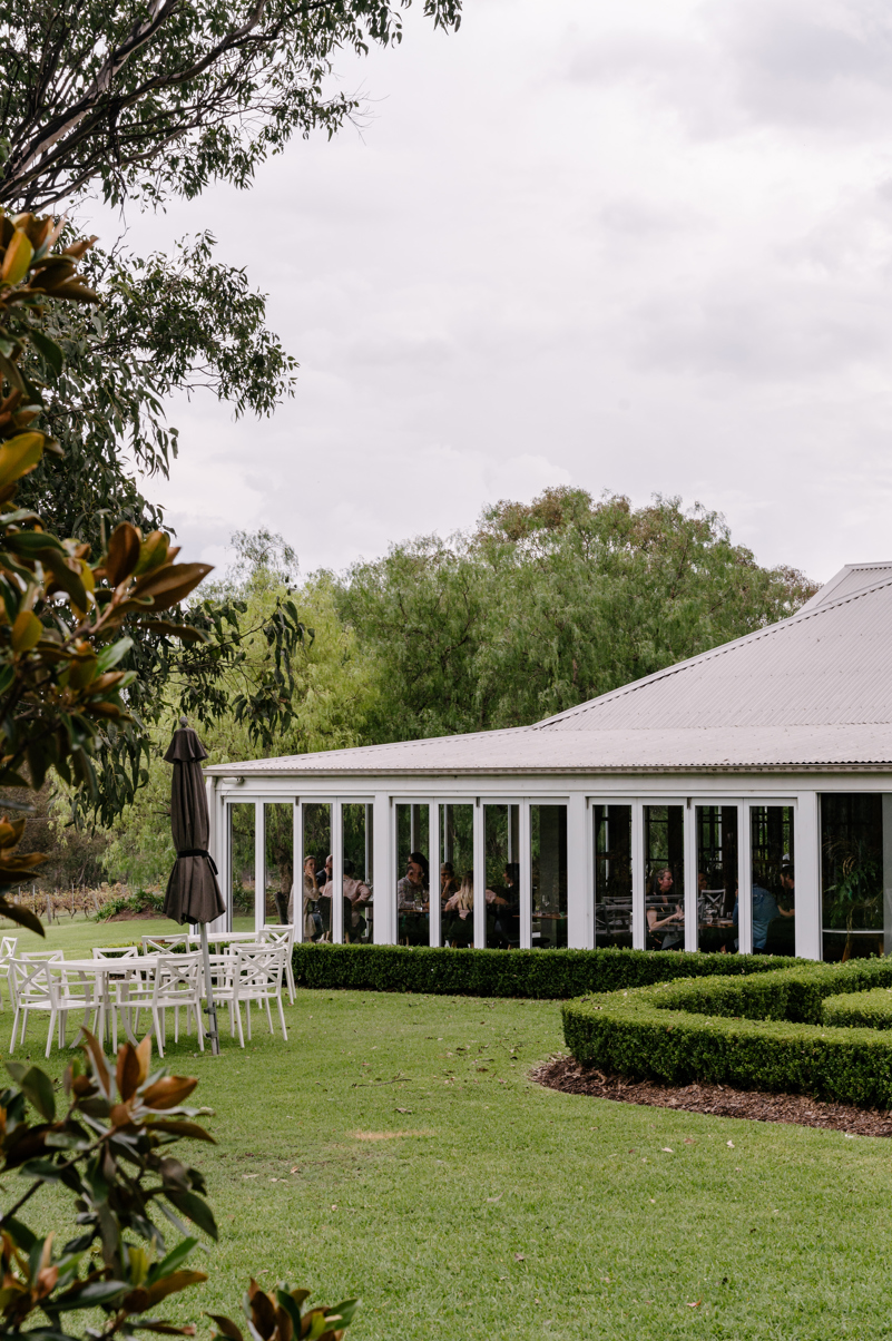 hunter valley restaurant with fireplace