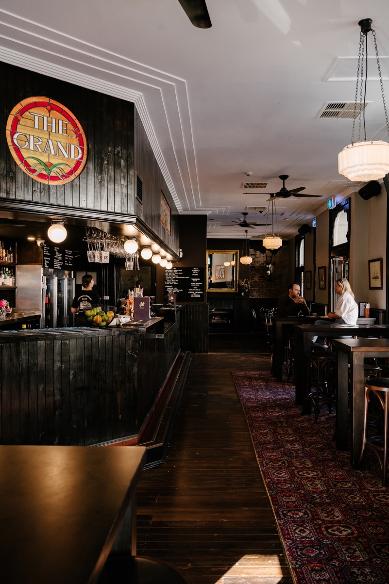 the grand hotel public bar renovation newcastle nsw