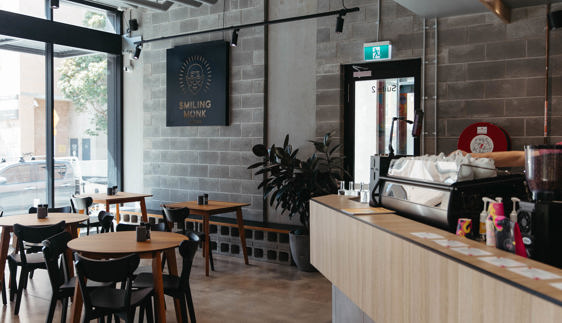 smiling monk coffee newcastle cbd nsw