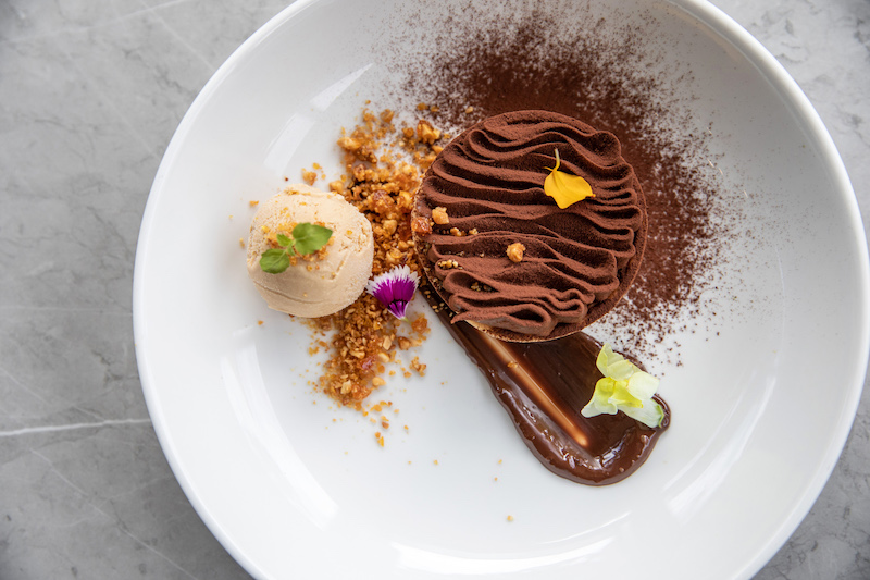 Legends Restaurant Chocolate Tart