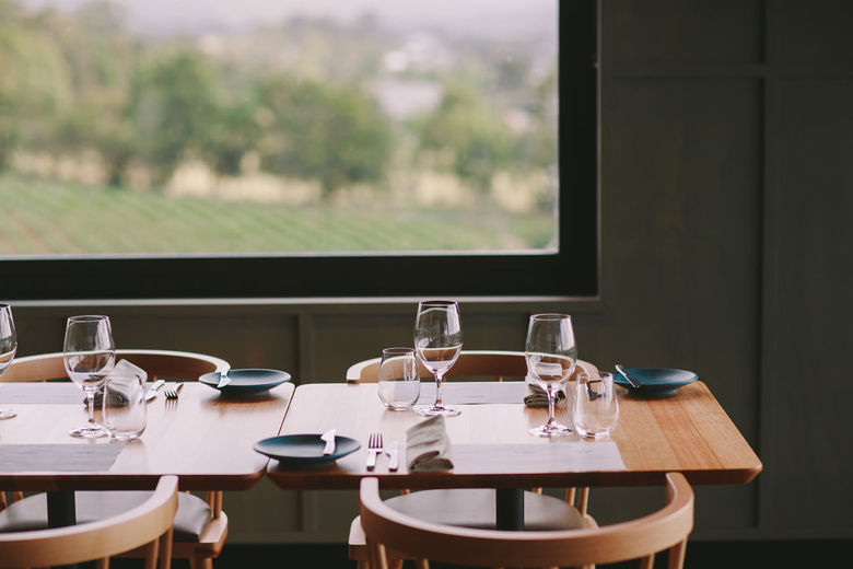 Interior of Esca restaurant at Bimbadgen